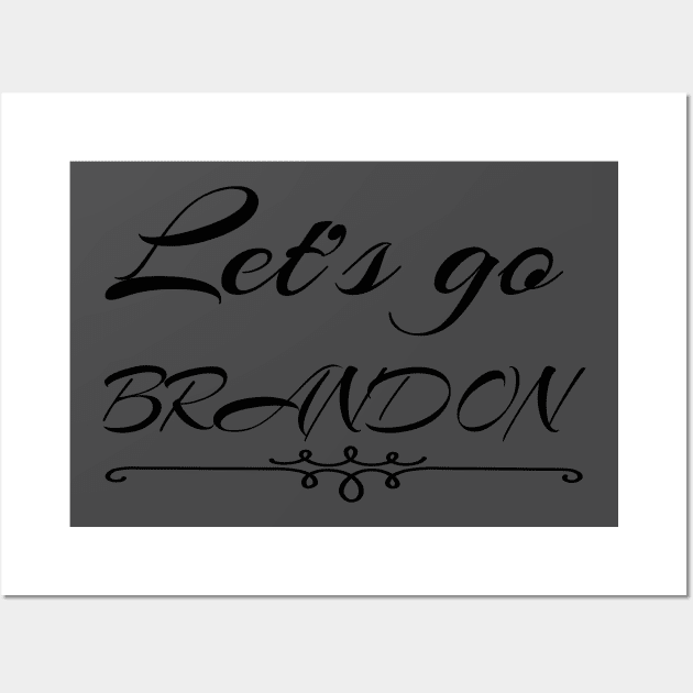 Let's go Brandon Wall Art by Hala-store1